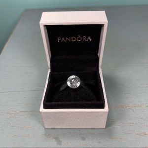 Pandora Love Is Forever Sterling Silver Cubic Zirconia Charm